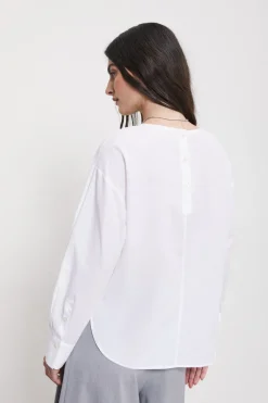 Popelineshirt